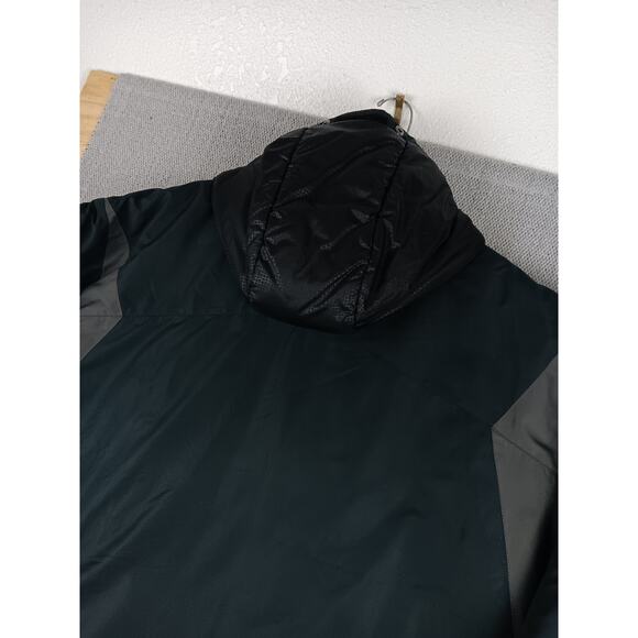 Columbia Omni Shield Jacket Coat Mens XXL Black/Gray Waterproof Outdoors Hooded - Picture 9 of 12